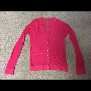 Pink Button up cardigan!
